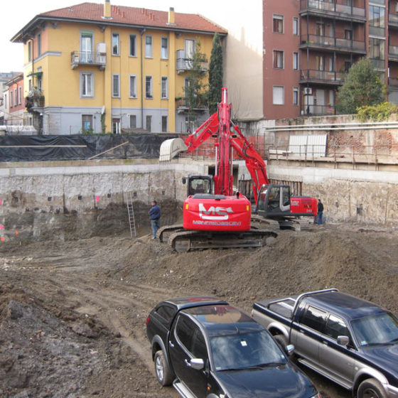 Scavi VIale Toscana Milano